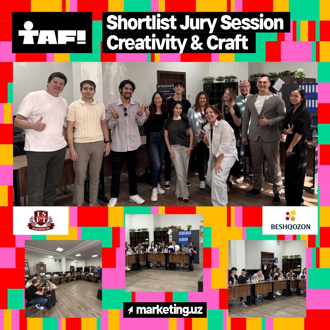 Наш руководитель в составе жюри TAF!25: день, полный креатива и идей