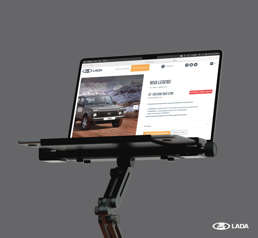 Официальный сайт LADA в Узбекистане